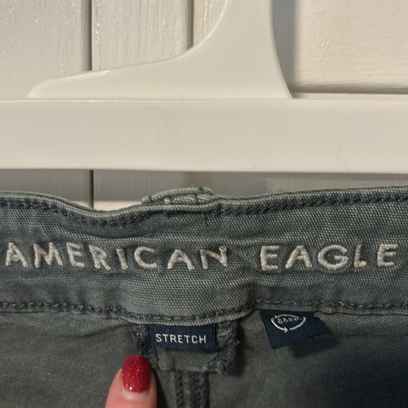 American Eagle cargo pants green size 14 - Picture 3 of 5